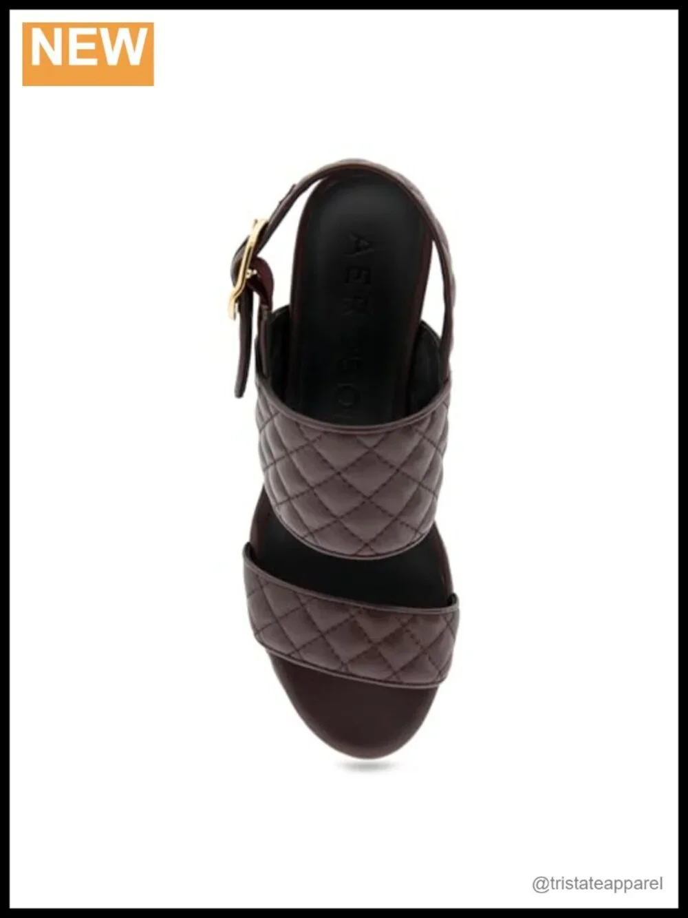 Quilted Leather Platform Ankle Strap Heels for Evening & Formal